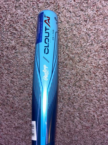 New  Rawlings BBCOR Certified Alloy 30 oz 33" Clout AI Bat