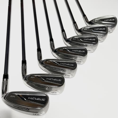 Taylormade Stealth HD Iron Set 5-9, PW, AW Right Hand Regular Flex Graphite
