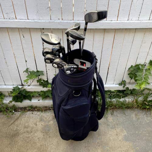 Adams Golf Mens Right Handed Golf Club Set With Bag