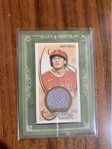 Shohei Ohtani Allen And Ginter Patch Card