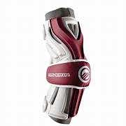 New Medium Adult Maverik Rome RX3 Arm Pads and Maverik M5 gloves 13" white/blue