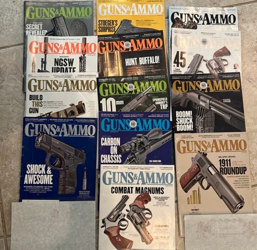 Guns&Ammo magazines Lot