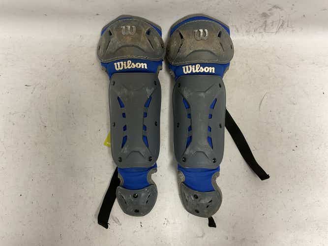 Used Wilson Youth Catcher's Shin Guards