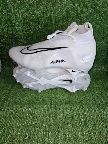 Nike Alpha Menace Elite 3 Football Cleats Pure Platinum Size 9
