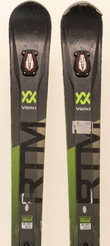 Used 2019 Volkl RTM 84 Skis With Bindings, Size: 167 (241226)
