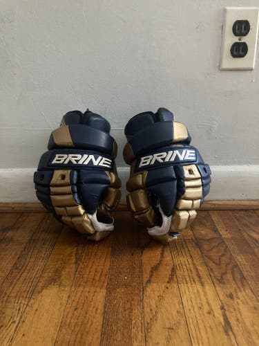 Used Brine Deft Lacrosse Gloves