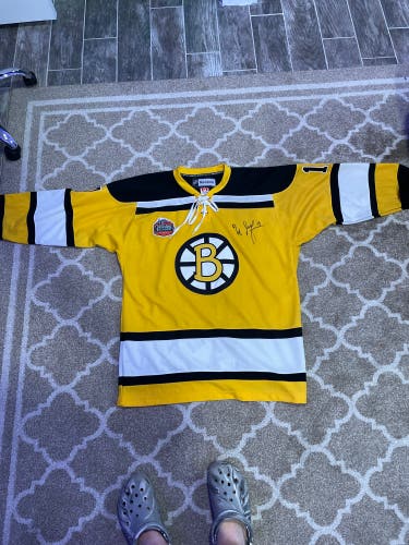 Signed Milan Lucic Winter classic Bruins jersey