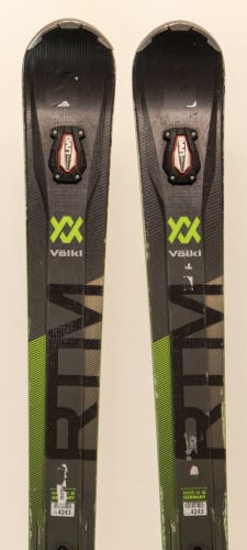 Used 2019 Volkl RTM 84 Skis With Bindings, Size: 167 (241225)