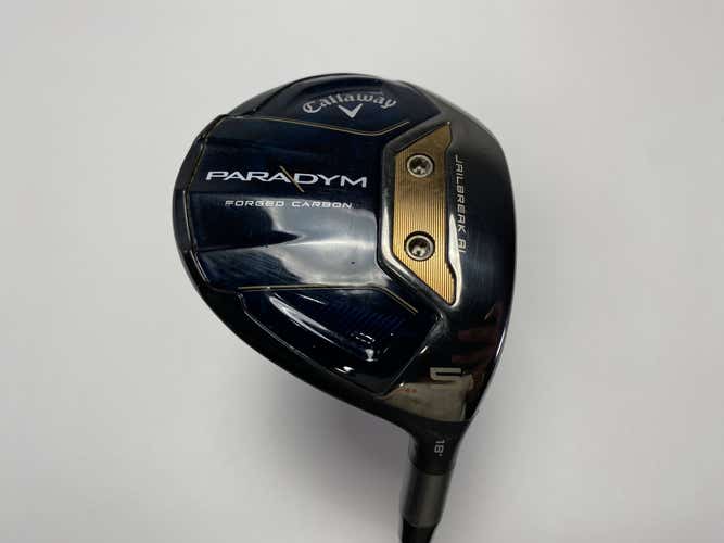 Callaway Paradym 5 Fairway Wood 18* HZRDUS 5.5 Dual Torsional Design Regular RH