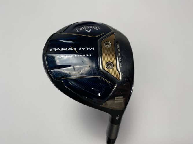 Callaway Paradym 5 Fairway Wood 18* HZRDUS 5.5 Dual Torsional Design Regular RH