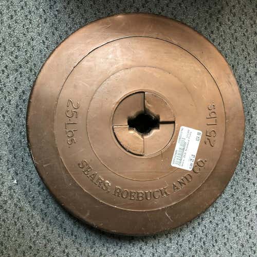 Used Sears 25lb Standard Plate