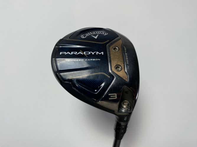 Callaway Paradym 3 Fairway Wood 15* HZRDUS 5.5 Dual Torsional Design Regular RH