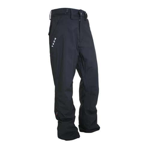 New Mens Basic Pants Blk Lg