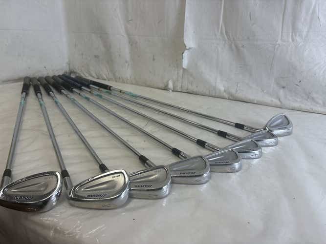 Used Mizuno Mp-60 3i-pw Stiff Flex Steel Shaft Golf Iron Set Irons