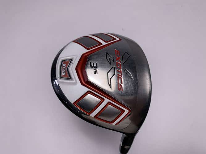 Tour Edge Exotics XCG5 3 Fairway Wood 15* Fujikura Blur Stiff RH Midsize Grip