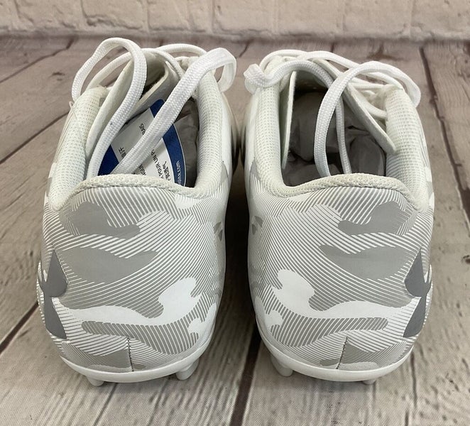 Under Armour 1289542 100 Spotlight DL FG JR Youth Soccer Cleats White US 1.5Y