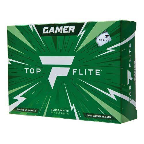 Top Flite Gamer 2024 Golf Balls - Dimple in Dimple Aerodynamics - Pick Color