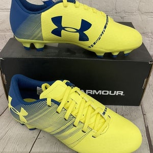 Under Armour 1289542-300 Spotlight DL FG JR Youth Soccer Cleats Yellow US 1Y
