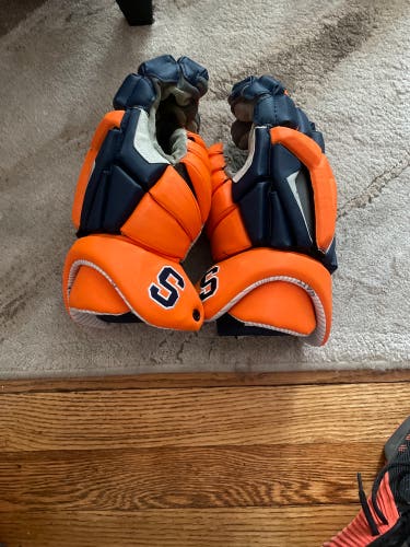 Game Worn Syracuse Gloves