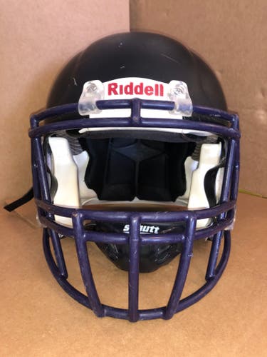 USED RIDDELL SPEED ADULT HELMET - MEDIUM - FLAT BLACK