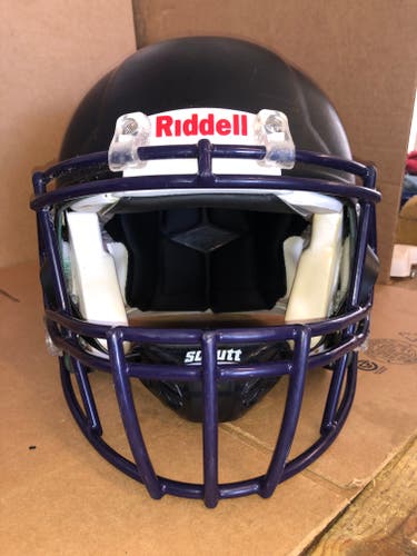 USED RIDDELL SPEED ADULT HELMET - MEDIUM - FLAT BLACK