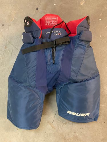 Bauer Vapor APX Hockey Pants Large Navy Blue 62806