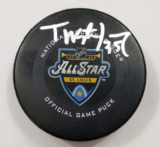 TRISTAN JARRY Autographed 2020 St. Louis All-Star Game NHL Hockey Game Puck