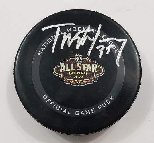 TRISTAN JARRY Autographed 2022 Las Vegas All-Star Game NHL Hockey Game Puck