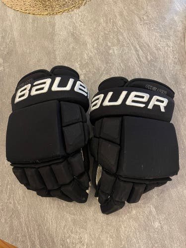 Bauer nexus 1n pro stock hockey gloves 14” pittsburgh penguins
