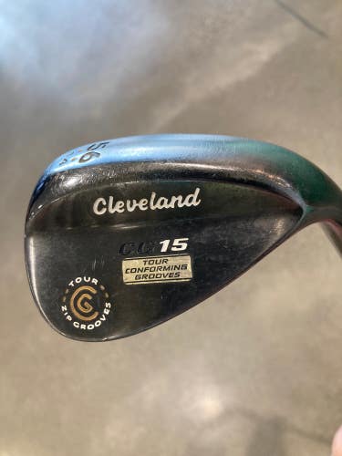 Used Men's Cleveland CG15 Wedge Right Handed Wedge Flex 56 Degree Steel Shaft