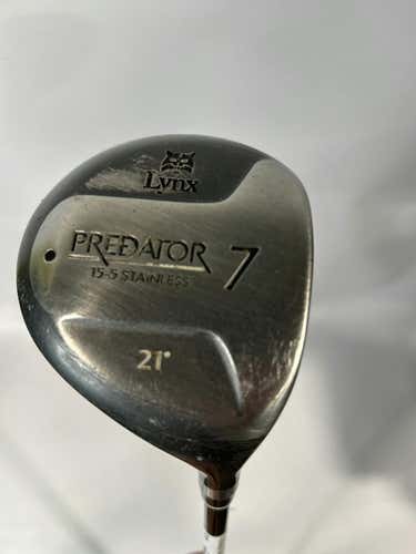 Used Lynx Predator 7 7 Wood Regular Flex Graphite Shaft Fairway Woods