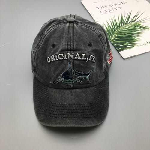 Gray New Adult Unisex Hat Fashion Street Style Single Product Embroidery Cap Baseball Cap
