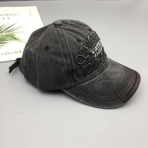 Black New Adult Unisex Hat Fashion Street Style Single Product Embroidery Cap Baseball Cap