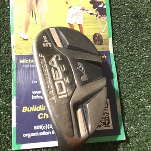 Adams Idea Tech V3 5 Iron Hybrid Accra 80i Graphite Shaft Left Handed