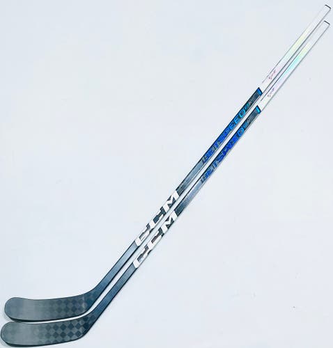 New 2 Pack Custom Blue CCM Jetspeed FT6 Pro Hockey Stick-RH-95 Flex-P90M-Grip W/ Corner Tactile