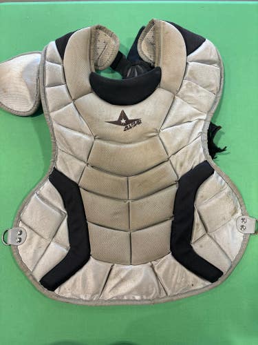 Gray Used Youth All Star System 7 Catcher's Chest Protector