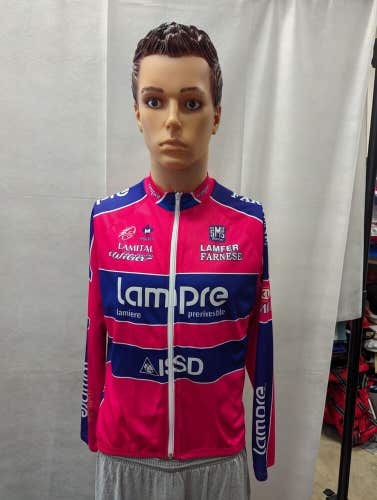 Santini Lampre UCI World Tour Cycling Long Sleeve Jersey L pink