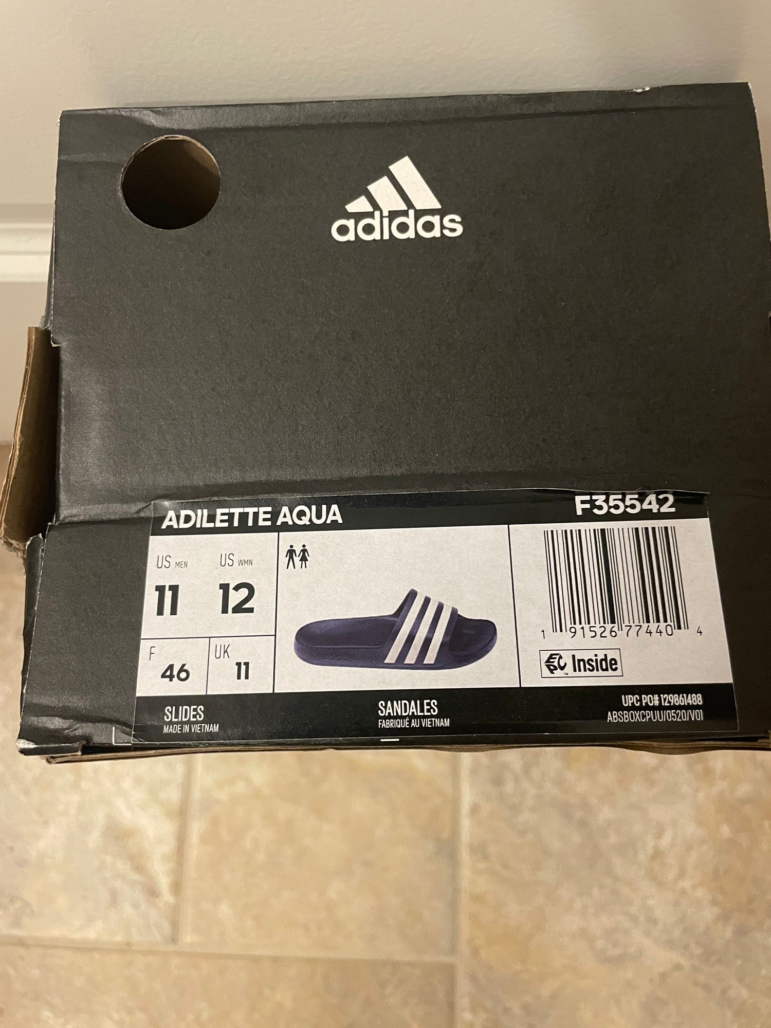 adidas slides size 11