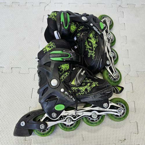 Used Rollerderby Adjustable 11-1 Adjustable Inline Skates - Rec And Fitness