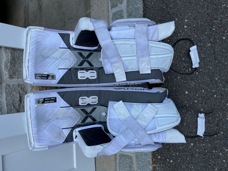 Used Small Bauer Vapor X5 Pro Goalie Leg Pads