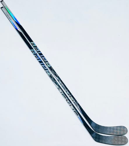 New 2 Pack Custom Silver Bauer Nexus SYNC Hockey Stick-LH-P91-87 Flex-Grip