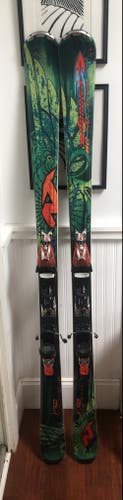 Used Men's Nordica Fire Arrow 80ti 172 cm All Mountain Skis With Bindings