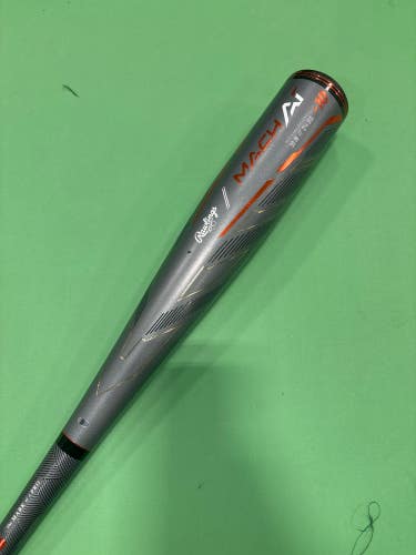 Used Silver Kid Pitch (9YO-13YO) 2024 Rawlings Mach AI Bat USABat Certified (-10) Alloy 20 oz 30"