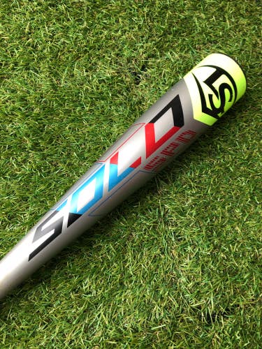 Used Kid Pitch (9YO-13YO) 2019 Louisville Slugger Solo SPD Bat USABat Certified (-13) Alloy 16 oz 29