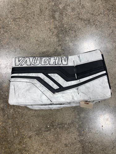 White Used Junior Vaughn Velocity Goalie Blocker