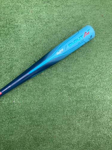 Used 2023 Rawlings Clout AI Bat BBCOR Certified (-3) Alloy 29 oz 32"