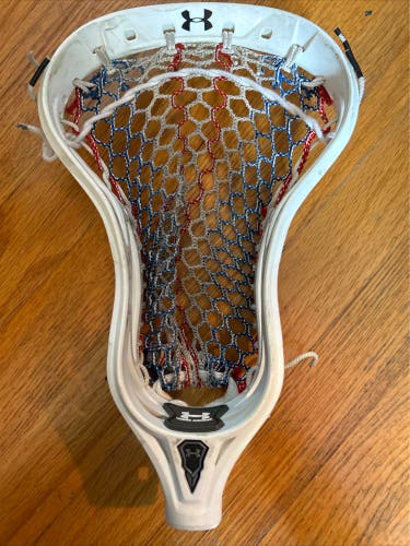 Under Armour Command Lacrosse Head Strung With USA Hero Mesh