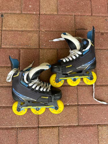 Used Youth Tour Code 9.one Inline Skates Regular Width Size 1