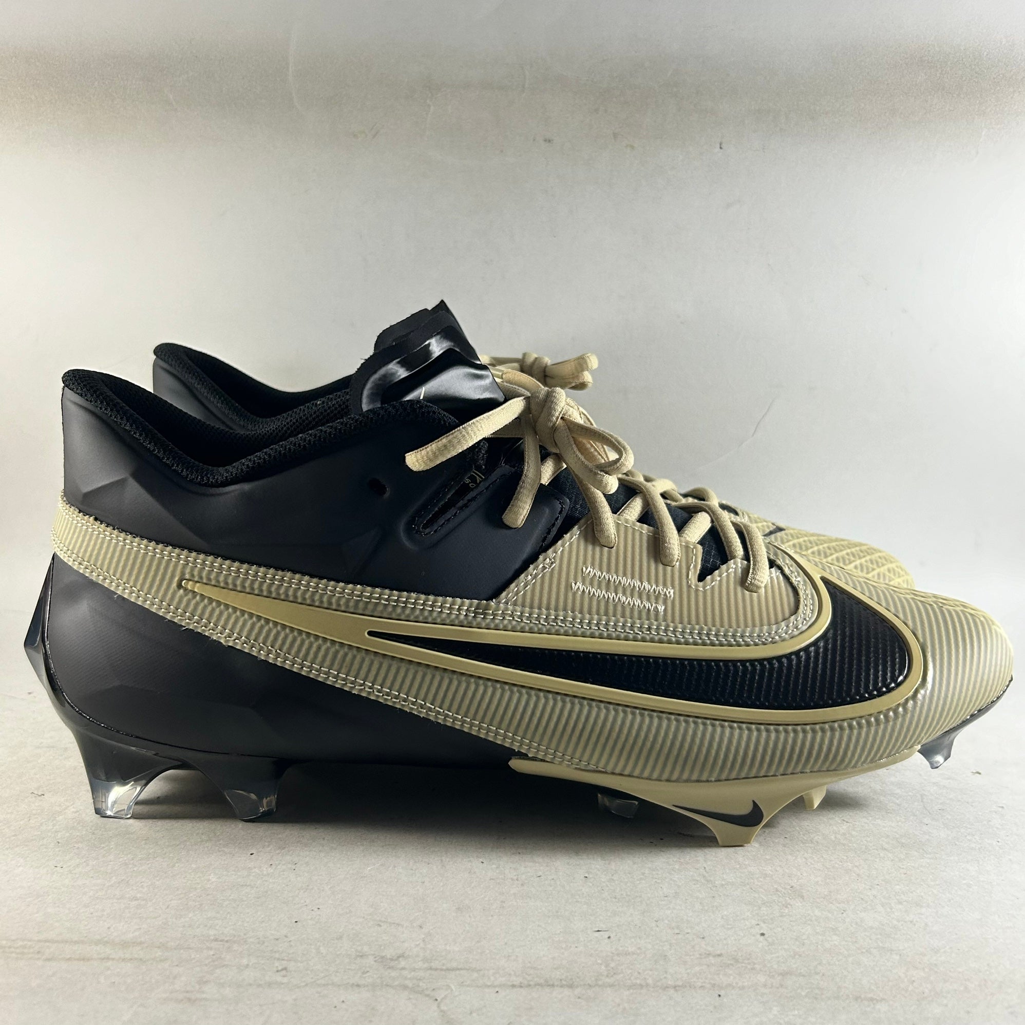 Nike Vapor Edge Elite 360 2 TB Black Gold Football Cleats Mens 12 FD5713-002 Nike Vapor Edge 360 2 Football Cleats Gold | Mercari main image 2