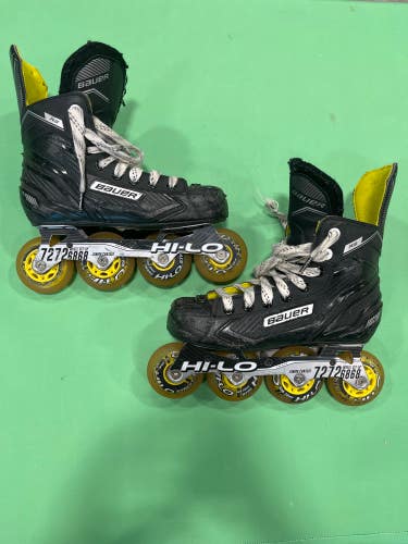 Used Junior Bauer RS Inline Skates Regular Width Size 3